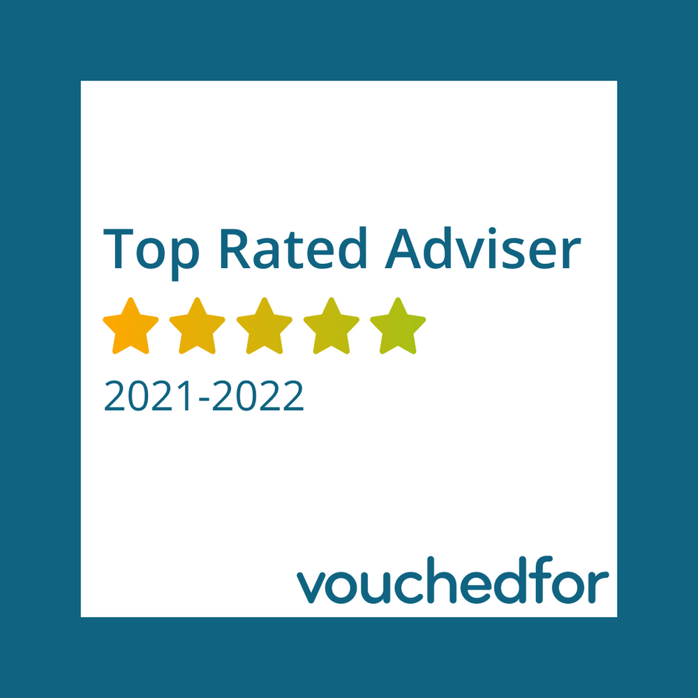 VouchedFor Top Rated Award for 2021 and 2022